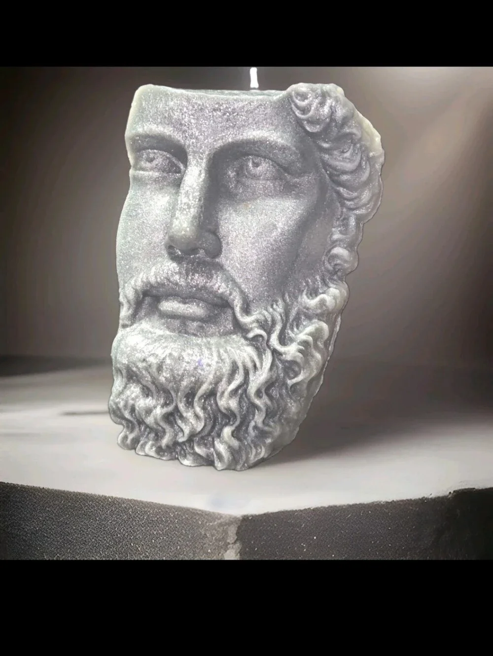 Philosopher Scented Candle -  Stoicism -Stone Look